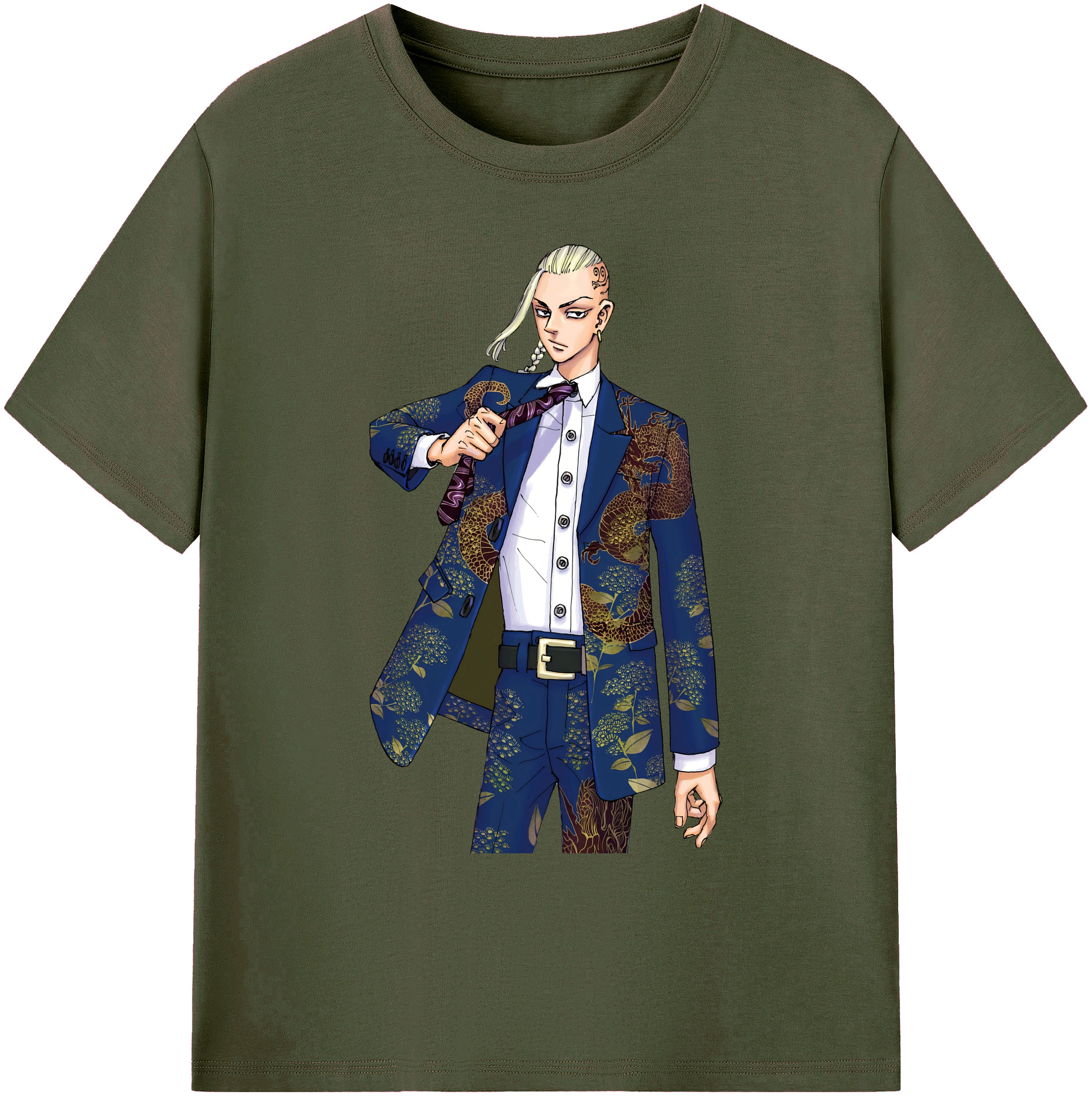 （画像用） 東京リベンジャーズ Tokyo Revengers 綿100％ メンズ半袖Tシャツ｜肌触りやわらか＆通気性